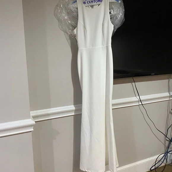 Shein Dresses | Shein Prom Dress | Color: White | Size: 0 | Dconfessore's Closet Shein Dresses | Shein Prom Dress | Color: White | Size: 0 | Dconfessore's Closet